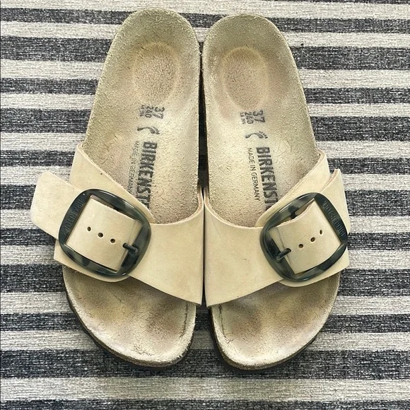 Birkenstock Beige Sandals with Buckles - Picture 1 of 7